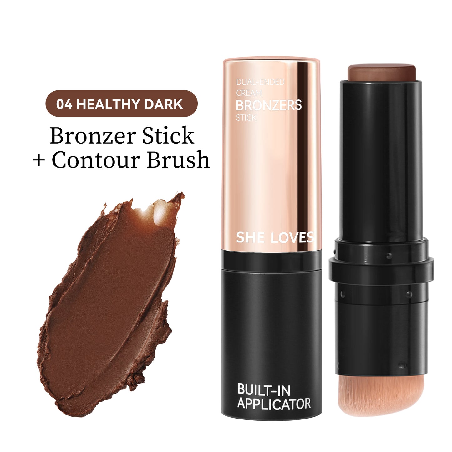 Dual-Ended Cream Bronzer Stick