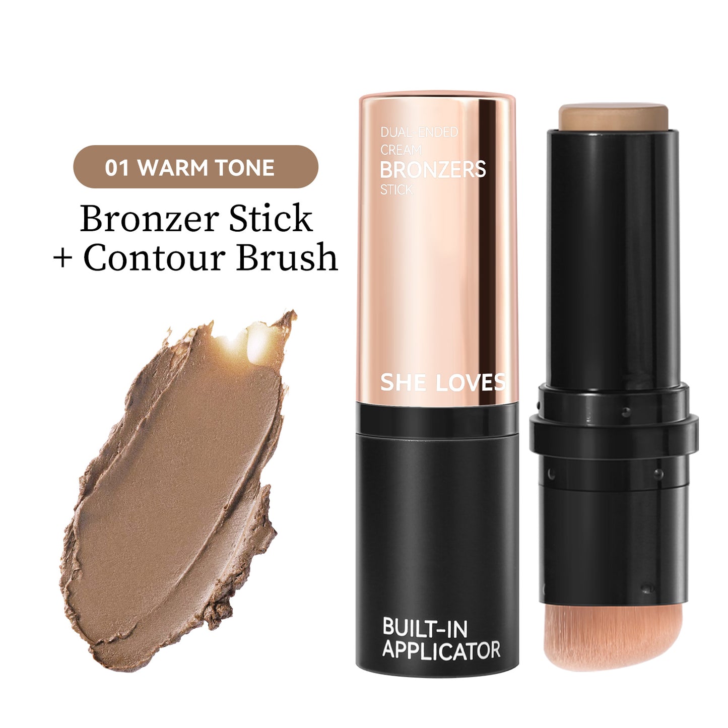Dual-Ended Cream Bronzer Stick