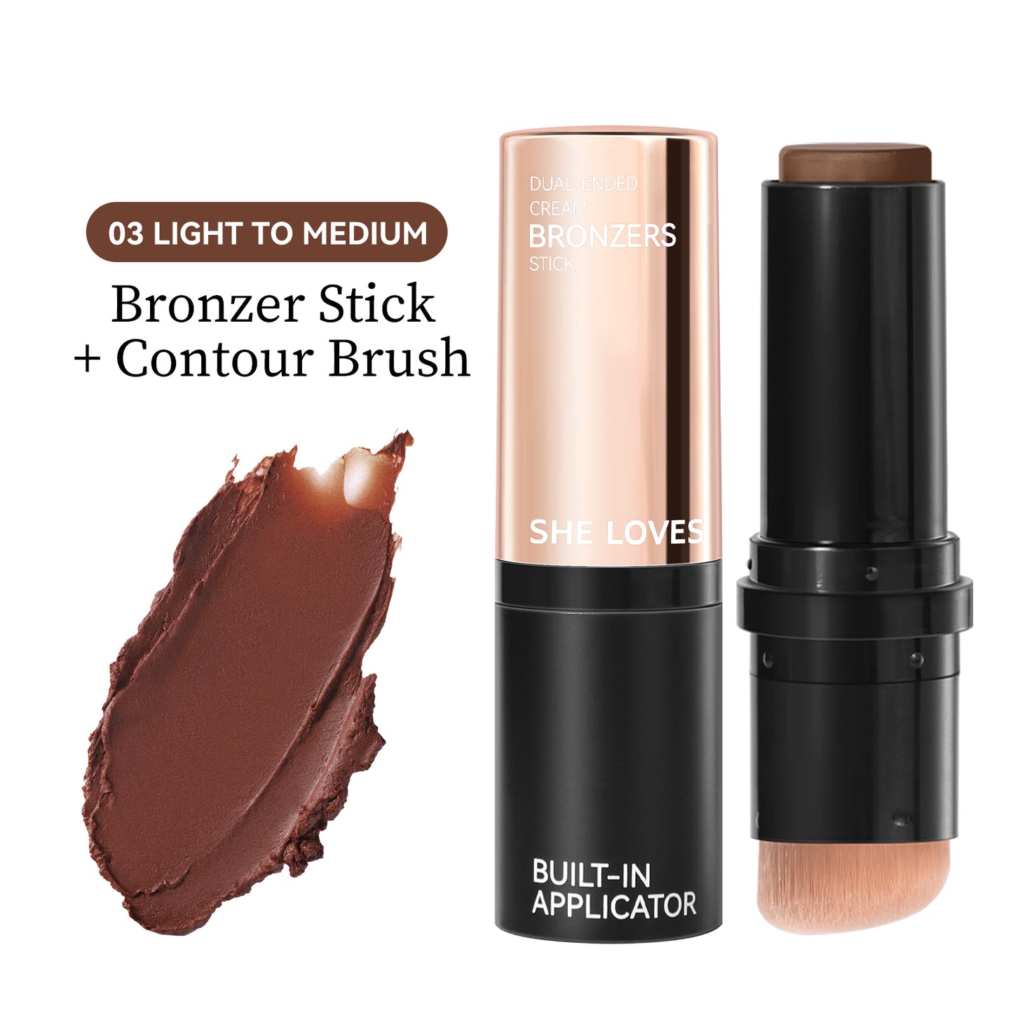 Dual-Ended Cream Bronzer Stick