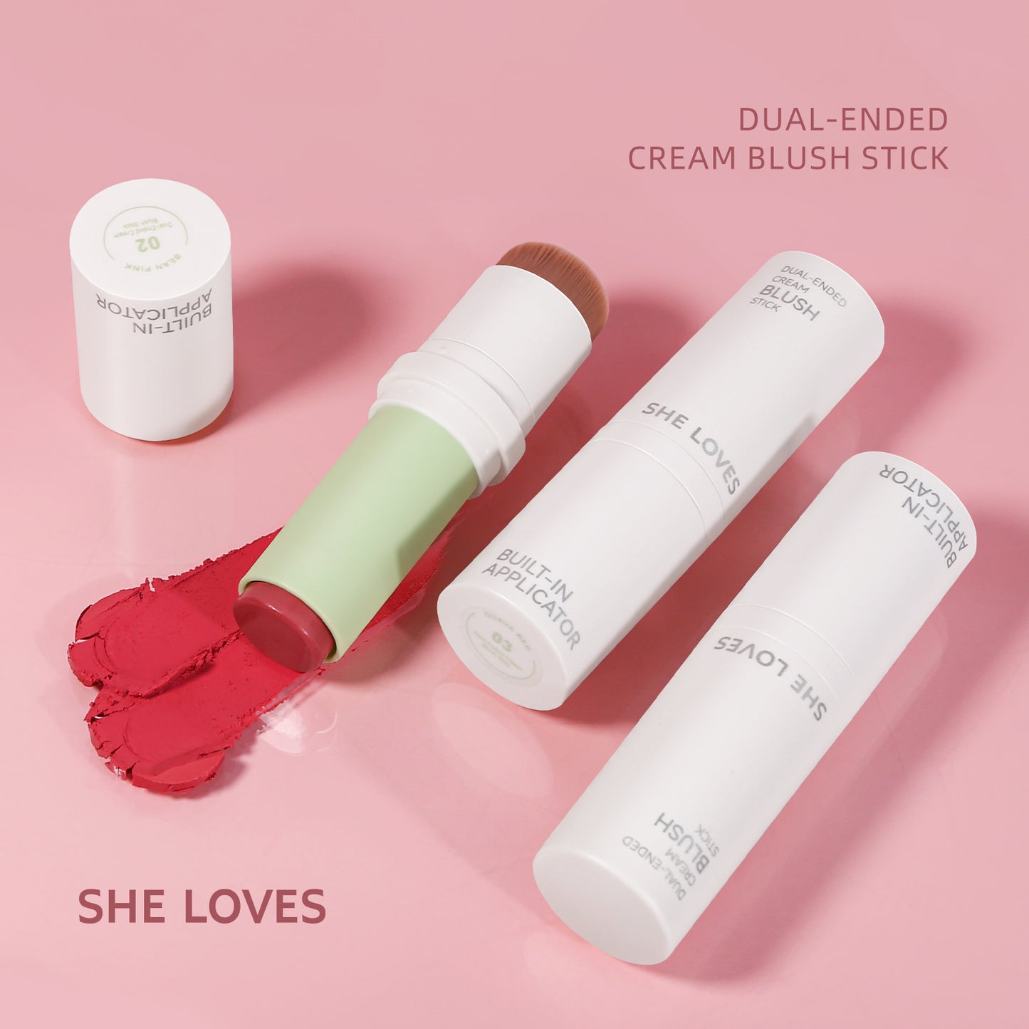 Dual Ended Cream Blush Stick