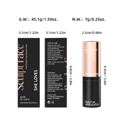 Dual-Ended Cream Bronzer Stick