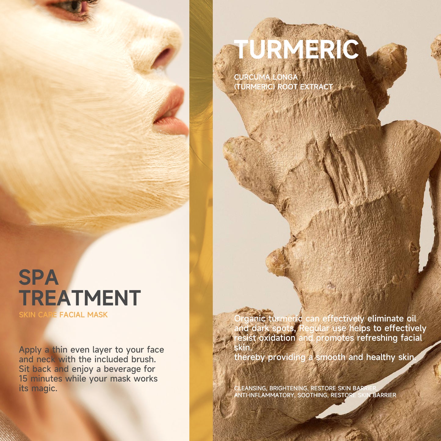 Turmeric Brightening Mud Mask Stick