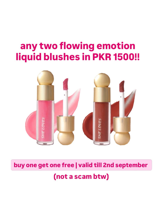 BOGO Flowing Emotion Liquid Blush