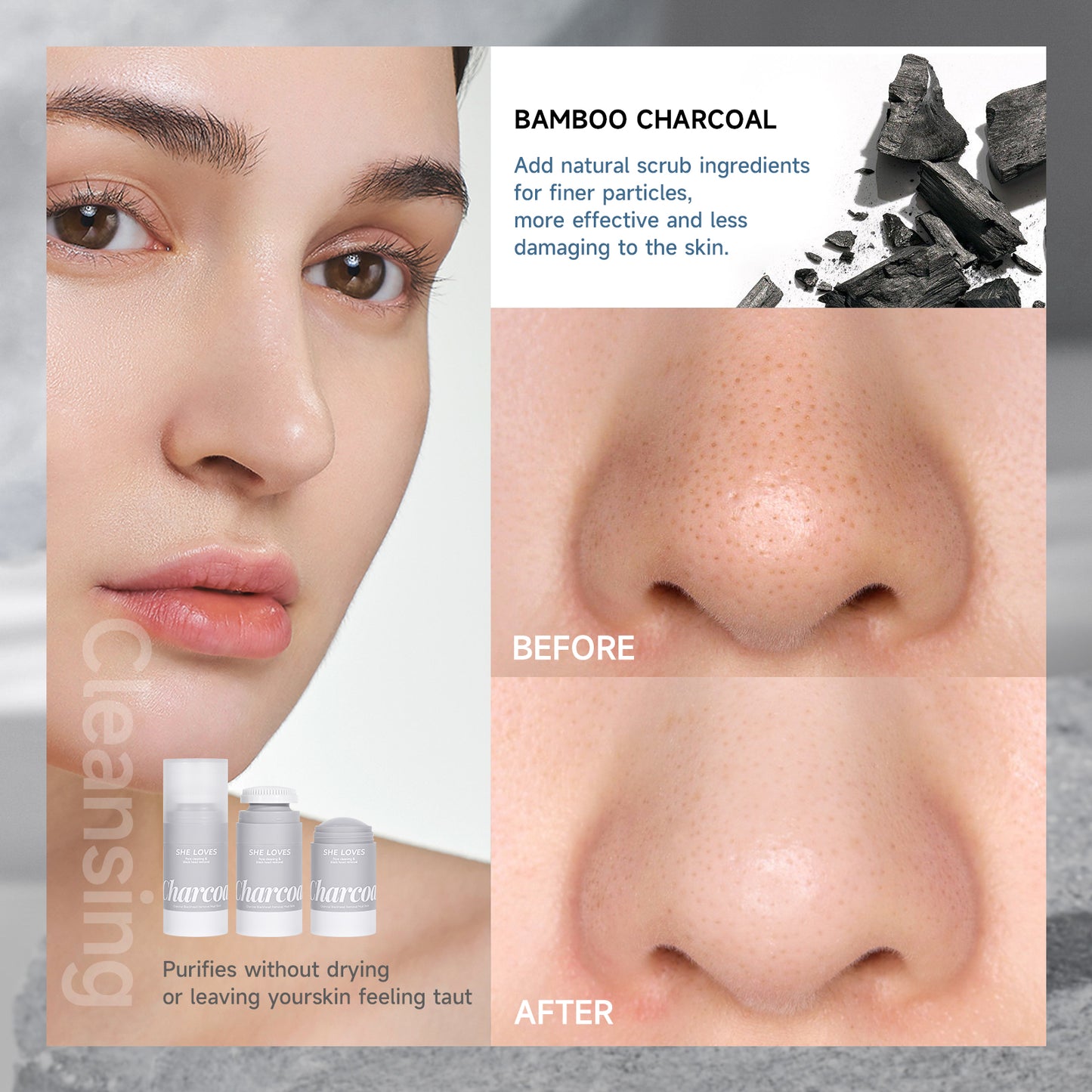 Charcoal Deep Cleansing Mud Mask Stick