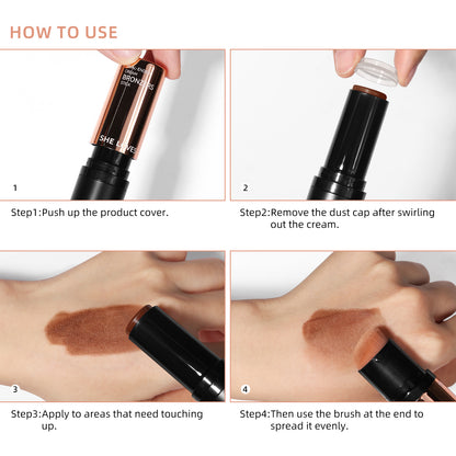 Dual-Ended Cream Bronzer Stick