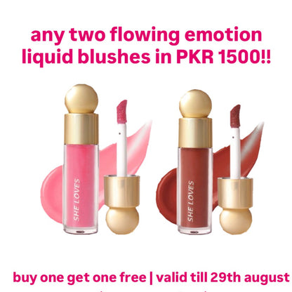 BOGO Flowing Emotion Liquid Blush