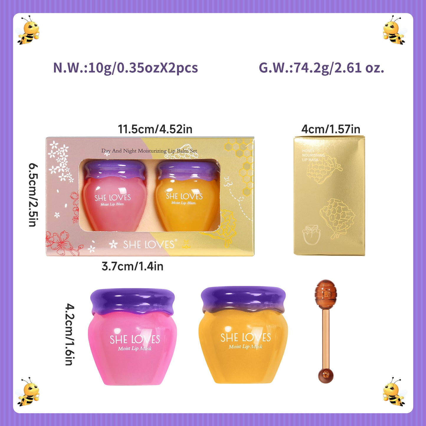 Day & Night Lip Mask Set