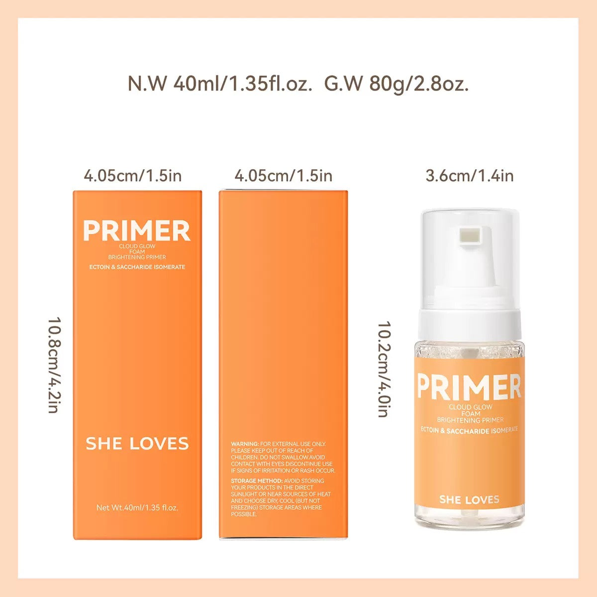Cloud Glow Foam Brightening Primer