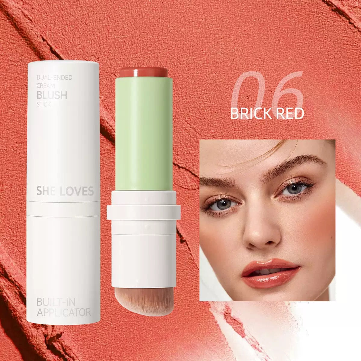 Dual Ended Cream Blush Stick