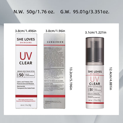 UV Clear SPF 50 Sunscreen