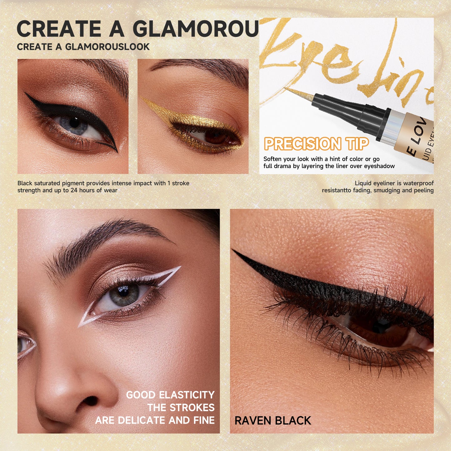 Thin Nib Liquid Eyeliner