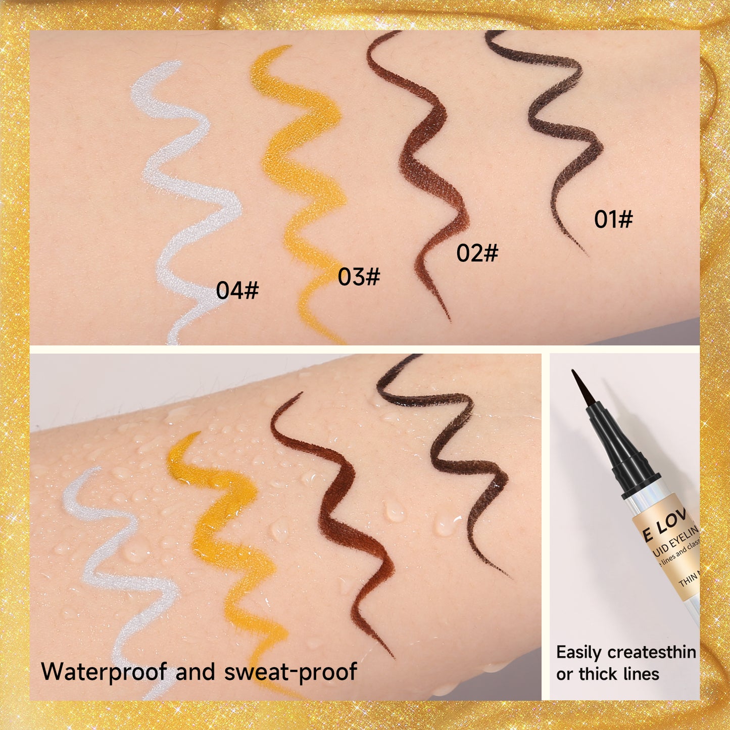 Thin Nib Liquid Eyeliner