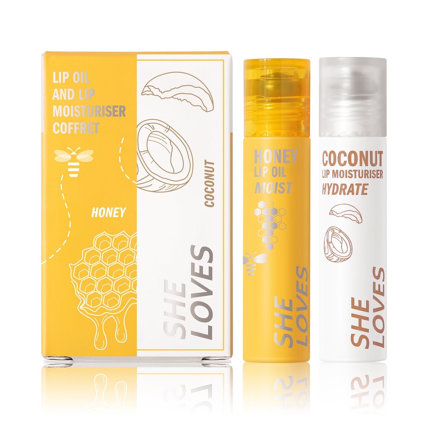 Honey and Cocunut Lip Oil Set